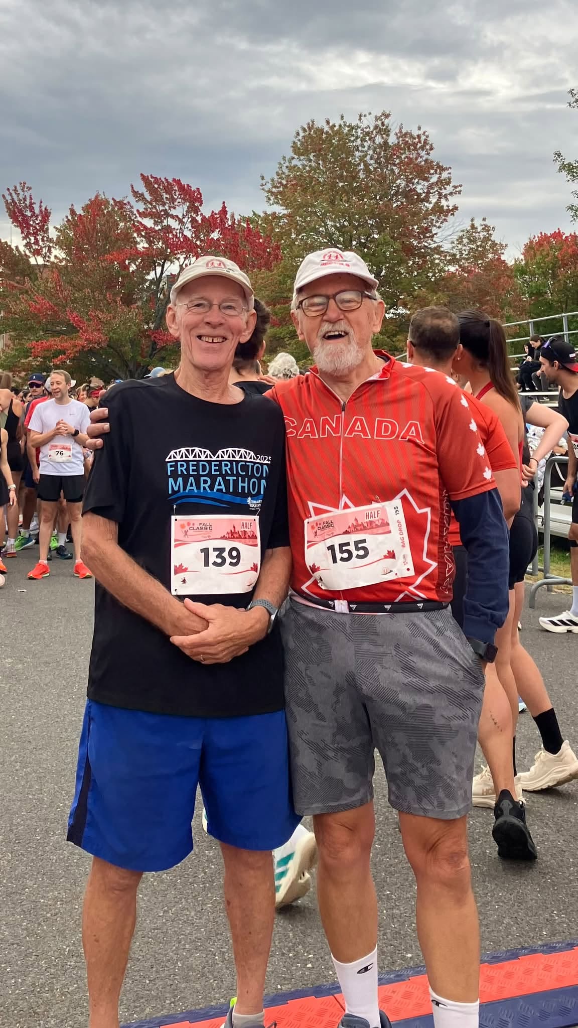 2026 Fall Classic Half Marathon, Congratulations Harry and Mike.